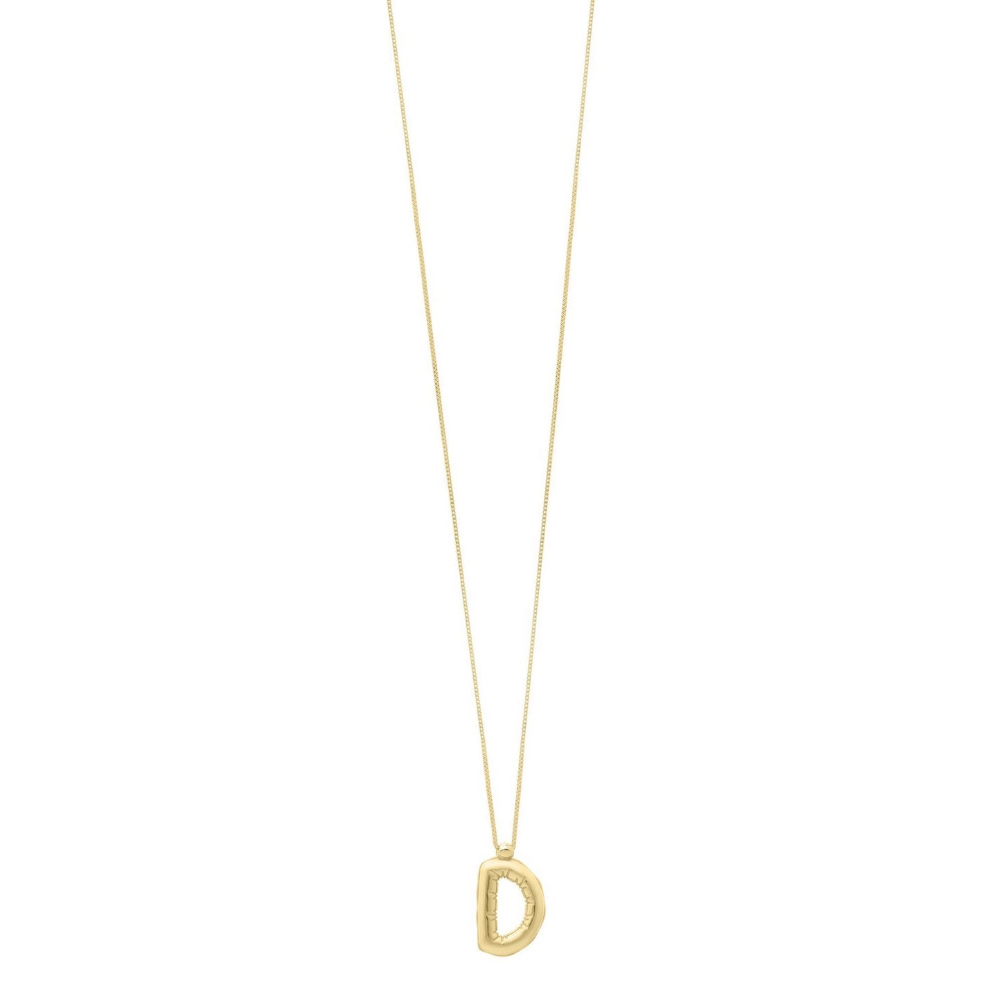 14K Yellow Gold Helium Initial D Pendant