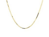 Cadena clásica de oro amarillo de 10 quilates (1,40 mm)